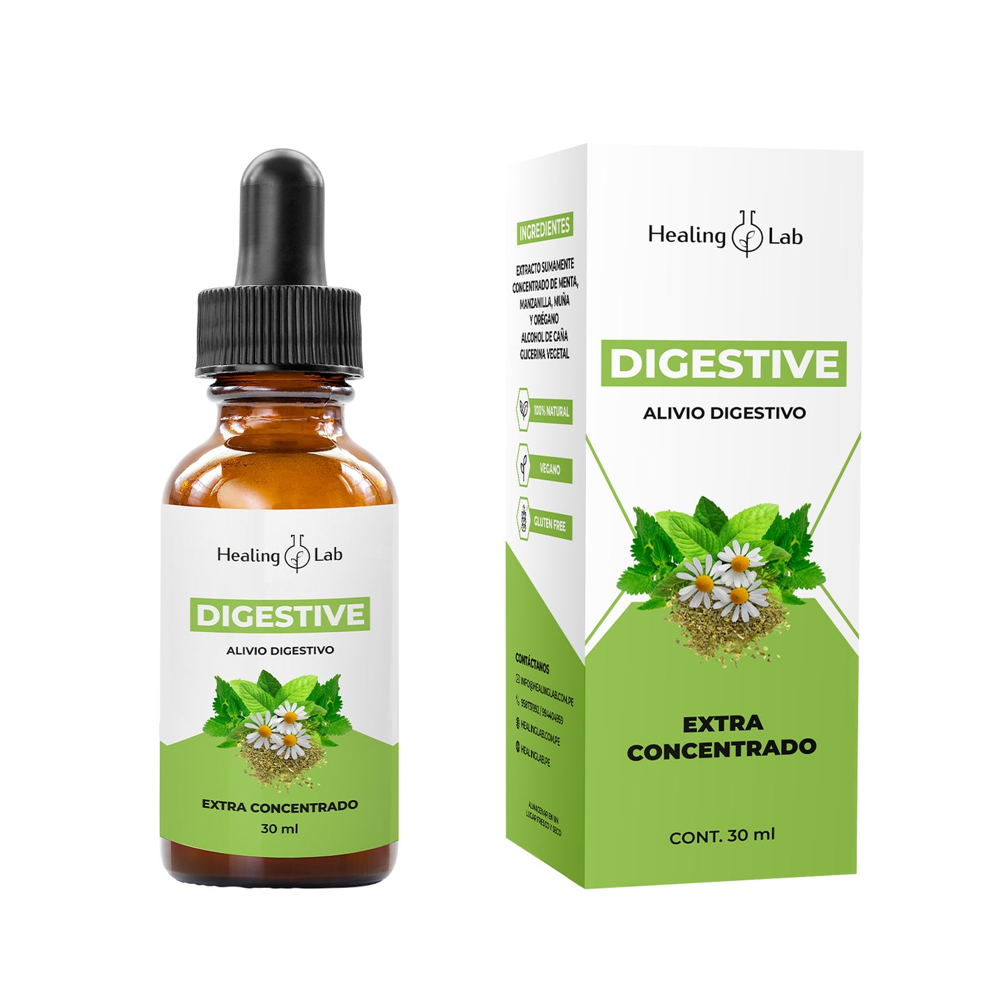 Suplemento Herbal Digestive