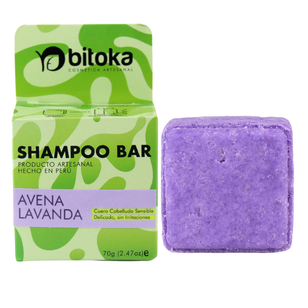 Shampoo Sólido Avena Lavanda