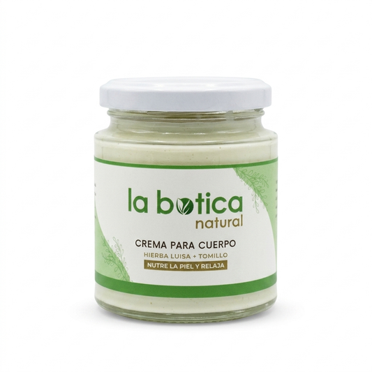 Crema para cuerpo de hierba luisa y tomillo