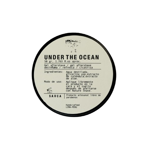 Under the ocean gel aftershave