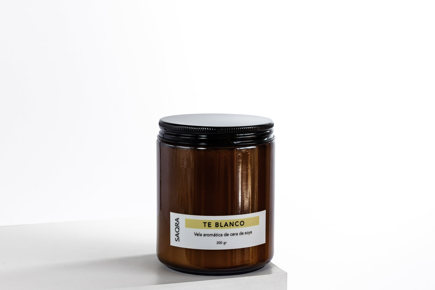 Vela frasco Te Blanco