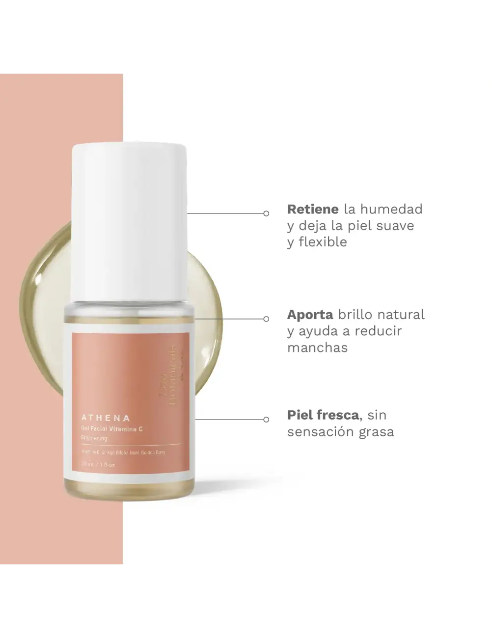 Athena: Gel de Vitamina C para manchas y luminosidad