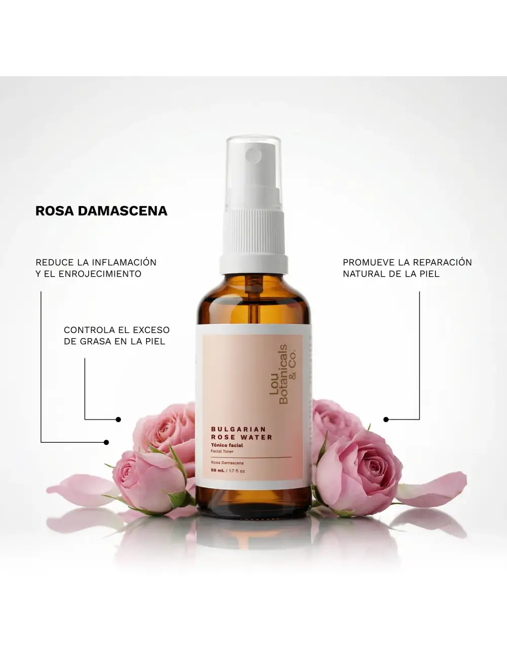 Bulgarian Rose  Water: Agua de rosas orgánica