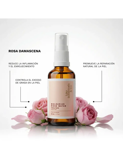 Bulgarian Rose  Water: Agua de rosas orgánica