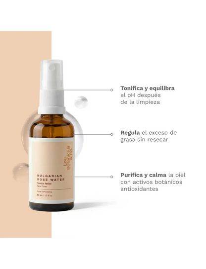 Bulgarian Rose  Water: Agua de rosas orgánica
